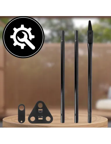 TRÓJNÓG Palenisko Duży GRILL Ogniskowy Ogrodowy Wiszący BBQ Ruszt 2w1