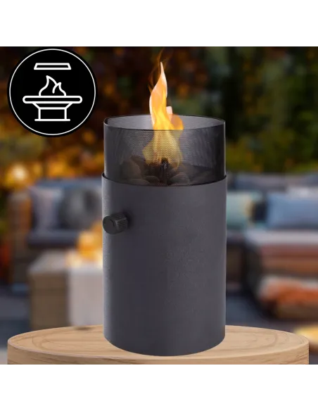 LATARNIA GAZOWA OGRZEWACZ OGRODOWA NA TARAS PATIO LAMPA NA GAZ WOLNOSTOJĄCA