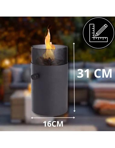 LATARNIA GAZOWA OGRZEWACZ OGRODOWA NA TARAS PATIO LAMPA NA GAZ WOLNOSTOJĄCA