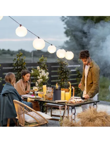 LATARNIA GAZOWA OGRZEWACZ OGRODOWA NA TARAS PATIO LAMPA NA GAZ WOLNOSTOJĄCA