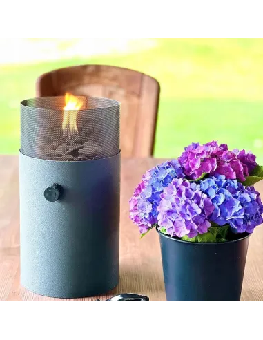 LATARNIA GAZOWA OGRZEWACZ OGRODOWA NA TARAS PATIO LAMPA NA GAZ WOLNOSTOJĄCA