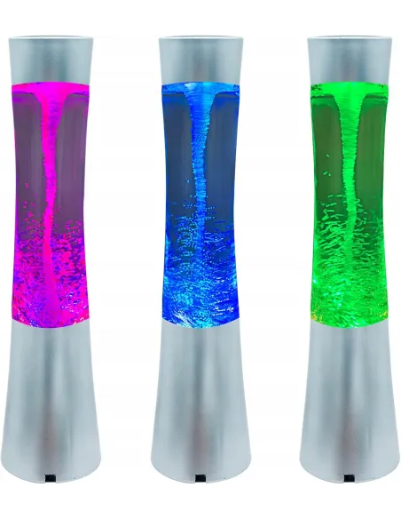 Duża Lampka TORNADO Lawa LED Lampa Lava 30cm zmieniająca kolory RGB