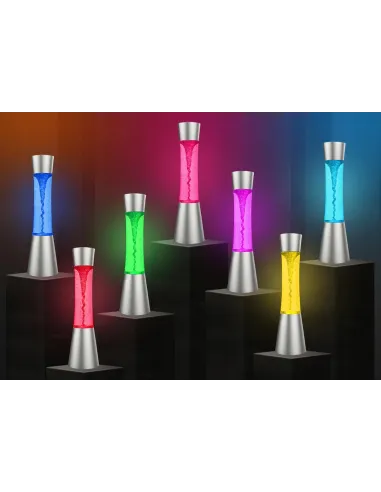 Duża Lampka TORNADO Lawa LED Lampa Lava 30cm zmieniająca kolory RGB