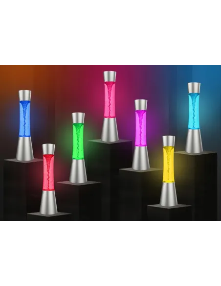 Duża Lampka TORNADO Lawa LED Lampa Lava 30cm zmieniająca kolory RGB