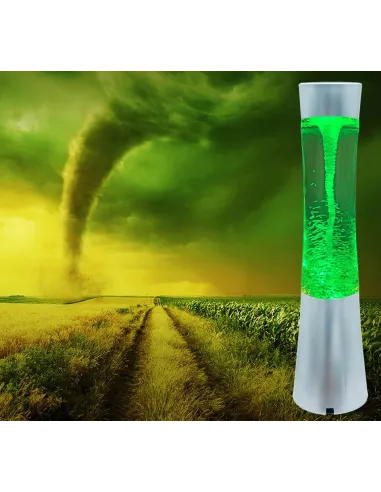 Duża Lampka TORNADO Lawa LED Lampa Lava 30cm zmieniająca kolory RGB