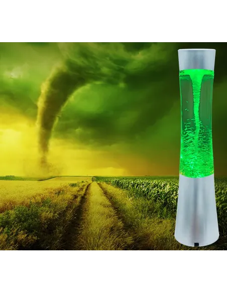 Duża Lampka TORNADO Lawa LED Lampa Lava 30cm zmieniająca kolory RGB