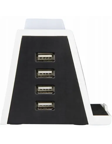LAMPKA NOCNA LED + ŁADOWARKA INDUKCYJNA + 4x USB