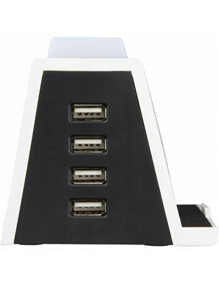 LAMPKA NOCNA LED + ŁADOWARKA INDUKCYJNA + 4x USB