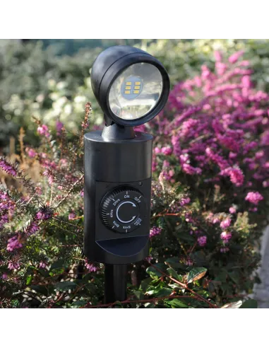LAMPA Ogrodowa REFLEKTOR LED Przewód 1,4m SENSOR