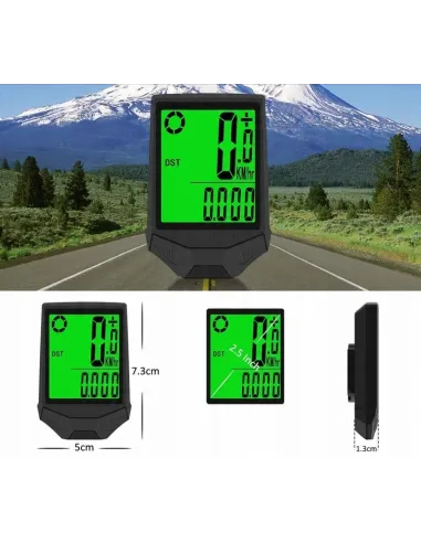 LICZNIK ROWEROWY Bezprzewodowy WYŚWIETLACZ LCD