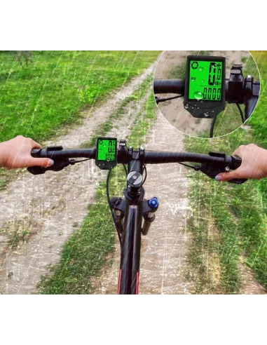 LICZNIK ROWEROWY Bezprzewodowy WYŚWIETLACZ LCD
