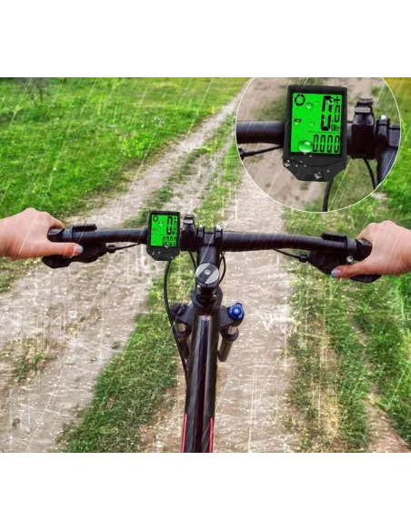 LICZNIK ROWEROWY Bezprzewodowy WYŚWIETLACZ LCD