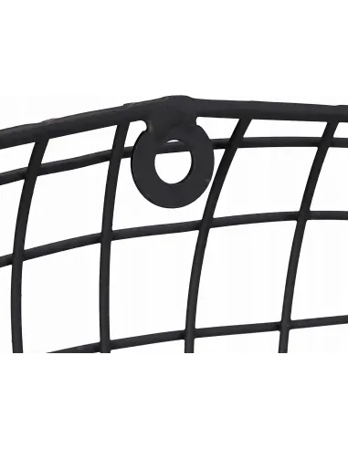 LUSTRO OKRĄGŁE ŚCIENNE ZAWIESZANE CZARNE 94cm