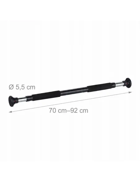 Mocny DRĄŻEK ROZPOROWY Regulowany 70-92cm do PODCIĄGANIA STALOWY