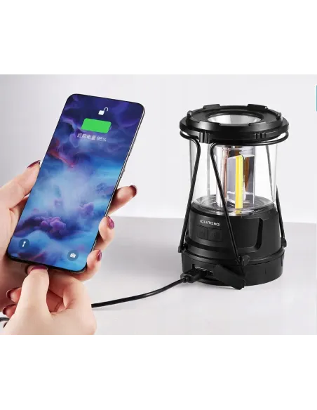 Lampa KEMPINGOWA Turystyczna 3w1 Solarna Powerbank LATARNIA