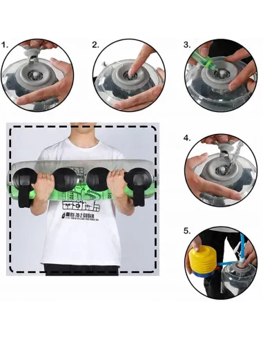 AQUA BAG WOREK TRENINGOWY NA WODĘ POWERBAG 20KG SANDBAG TRENINGOWY NA WODE