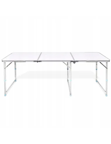 Duży Stół STOLIK TURYSTYCZNY Kempingowy Składany 180x60cm + 6xStołek