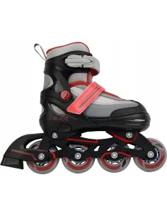 Regulowane ŁYŻWOROLKI Rolki Łyżwy 2w1 AMIGO 30-33 ABEC7 Czerwone 2