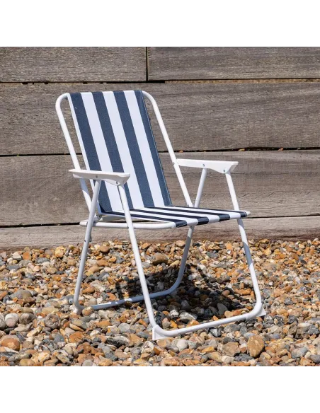 KRZESŁO TURYSTYCZNE OGRODOWE PLAŻOWE WĘDKARSKIE SKŁADANE NIEBIESKIE FOTEL