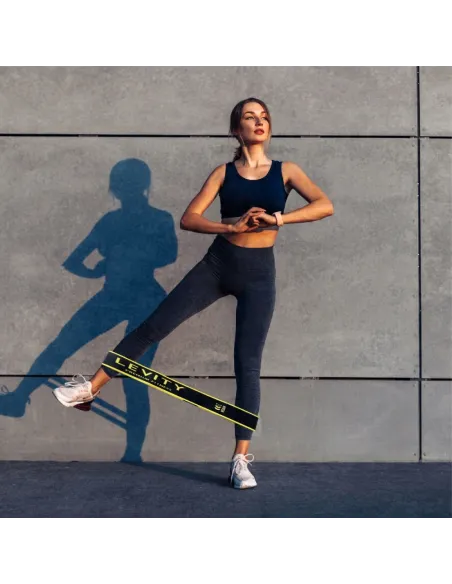 ZESTAW 3 GUM DO ĆWICZEŃ LEVITY BAND GUMY MATERIAŁOWE MOCNE TAŚMY FITNESS