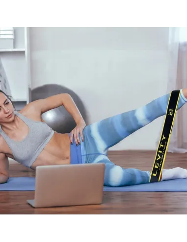 ZESTAW 3 GUM DO ĆWICZEŃ LEVITY BAND GUMY MATERIAŁOWE MOCNE TAŚMY FITNESS