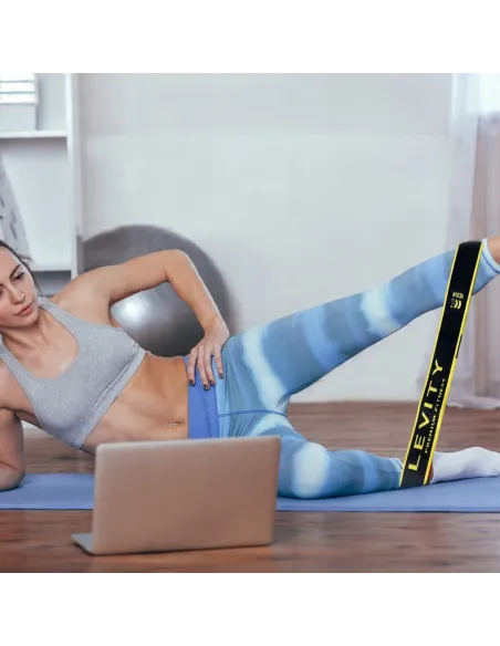 ZESTAW 3 GUM DO ĆWICZEŃ LEVITY BAND GUMY MATERIAŁOWE MOCNE TAŚMY FITNESS