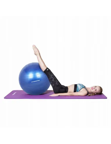 PIŁKA GIMNASTYCZNA REHABILITACYJNA 85 FITNESS z POMPKĄ NIEBIESKA
