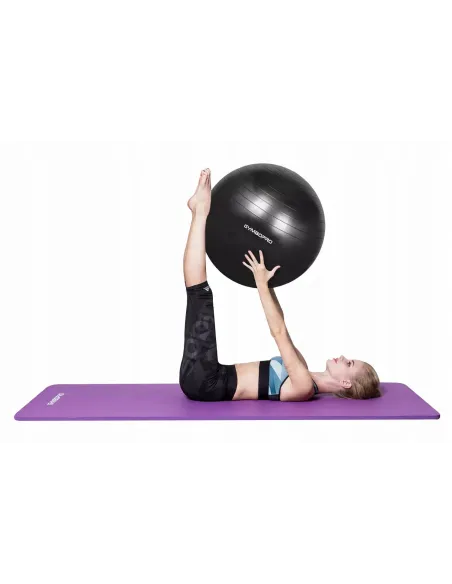 PIŁKA GIMNASTYCZNA REHABILITACYJNA 85 FITNESS z POMPKĄ NIEBIESKA