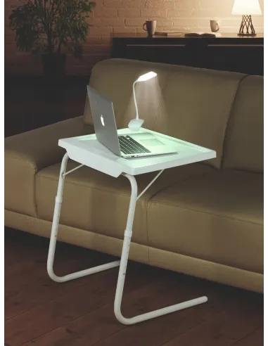 STOLIK SKŁADANY POD LAPTOP STÓŁ WIELOFUNKCYJNY LED