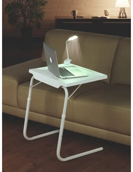 STOLIK SKŁADANY POD LAPTOP STÓŁ WIELOFUNKCYJNY LED