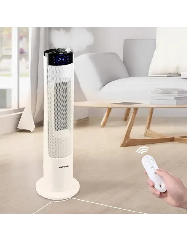 Grzejnik Elektryczny PTC FARELKA 2200W Pilot Oscylacje NAWILŻACZ POWIETRZA