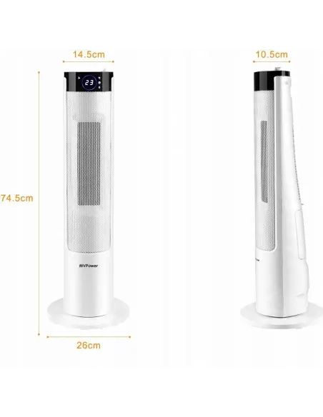 Grzejnik Elektryczny PTC FARELKA 2200W Pilot Oscylacje NAWILŻACZ POWIETRZA