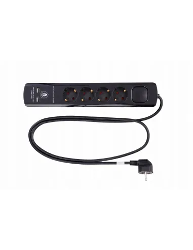 Przedłużacz Zasilacz LISTWA PRZECIWPRZEPIĘCIOWA 4 gniazda 2X USB 3680W