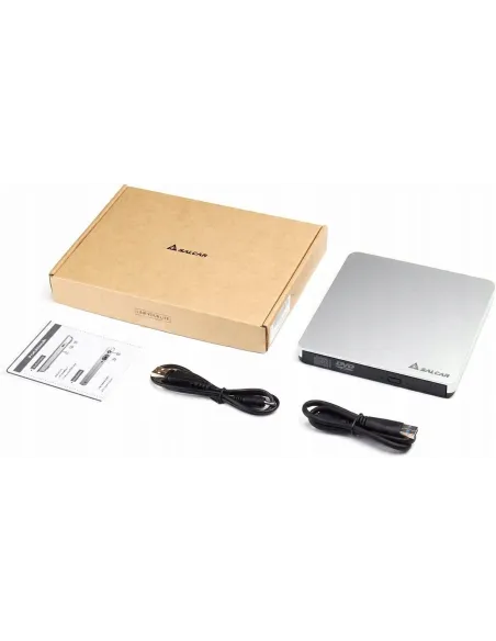 Zewnętrzny Przenośny Napęd DVD CD USB 3.0 Nagrywarka SLIM SALCAR ECD308