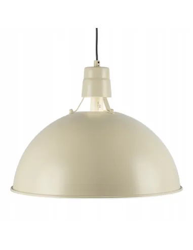 METALOWA LAMPA WISZĄCA SUFITOWA ŻYRANDOL 51cm KREM