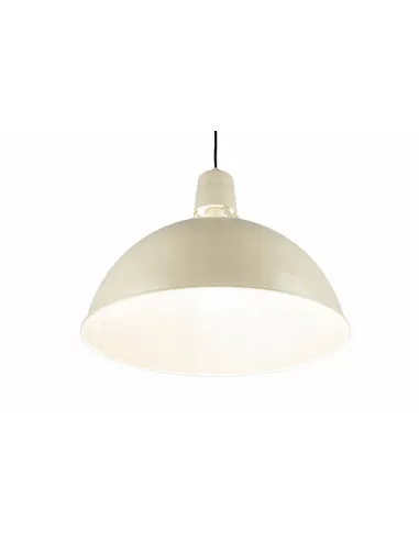 METALOWA LAMPA WISZĄCA SUFITOWA ŻYRANDOL 51cm KREM