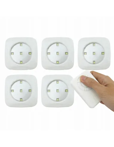 5x LAMPKA lampa BEZPRZEWODOWA LED na baterie PILOT