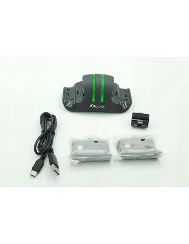 PODWÓJNA STACJA DOKUJĄCA DO PADÓW DO XBOX SERIES X ONE S CZARNA +2x BATERIA