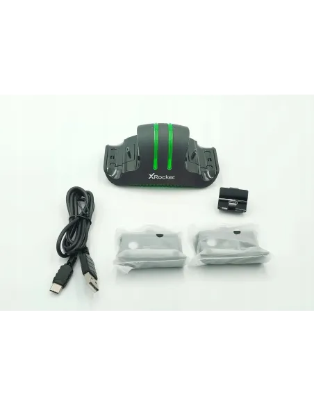 PODWÓJNA STACJA DOKUJĄCA DO PADÓW DO XBOX SERIES X ONE S CZARNA +2x BATERIA