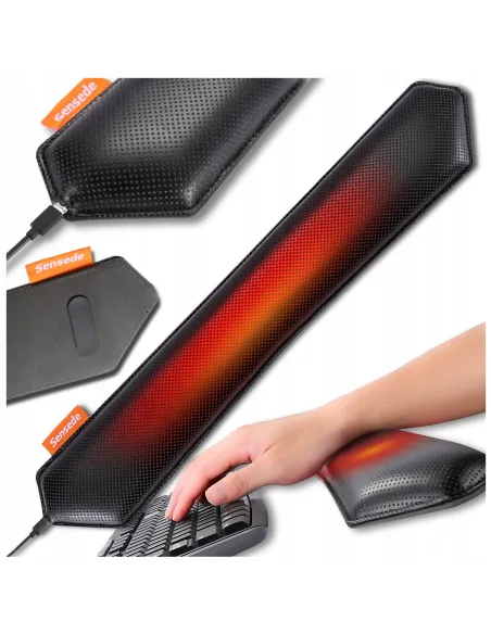 PODGRZEWANA Podkładka pod Nadgarstek Pod KLAWIATURĘ SENSEDE ergonomiczna