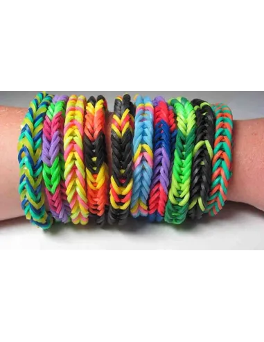 GUMKI DO ROBIENIA BRANSOLETEK LOOM BANDS 14900szt