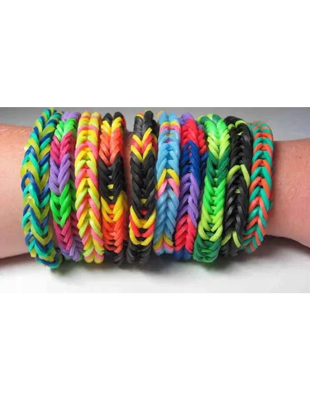 GUMKI DO ROBIENIA BRANSOLETEK LOOM BANDS 14900szt
