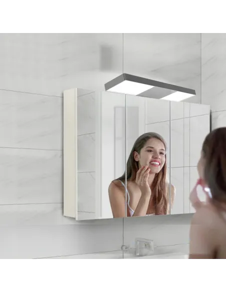 OPRAWA LAMPA ŁAZIENKOWA Podwójna 2x LED KINKIET nad LUSTRO KOLAN