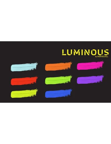 FARBY Akrylowe Neonowe LUMINESCENCYJNE Święcą w Ciemności 8x20ml
