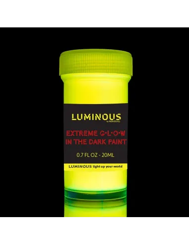 FARBY Akrylowe Neonowe LUMINESCENCYJNE Święcą w Ciemności 8x20ml