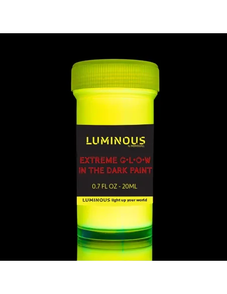 FARBY Akrylowe Neonowe LUMINESCENCYJNE Święcą w Ciemności 8x20ml