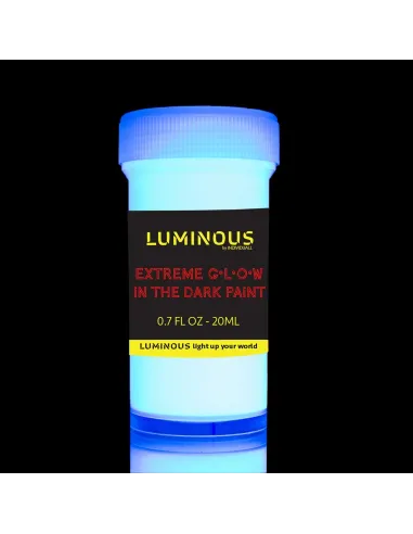 FARBY Akrylowe Neonowe LUMINESCENCYJNE Święcą w Ciemności 8x20ml
