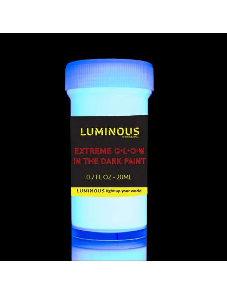 FARBY Akrylowe Neonowe LUMINESCENCYJNE Święcą w Ciemności 8x20ml