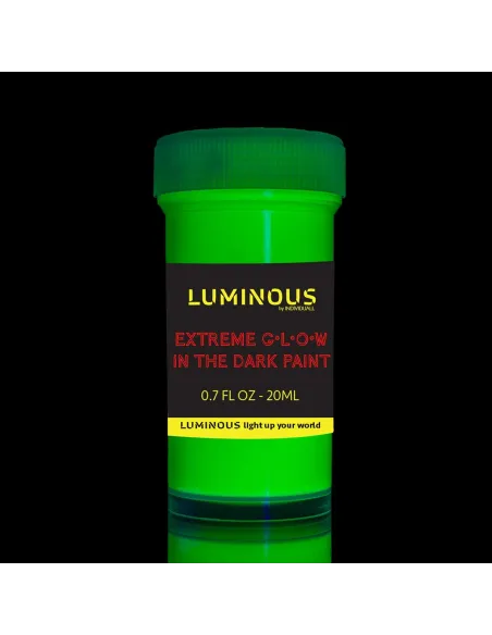 FARBY Akrylowe Neonowe LUMINESCENCYJNE Święcą w Ciemności 8x20ml