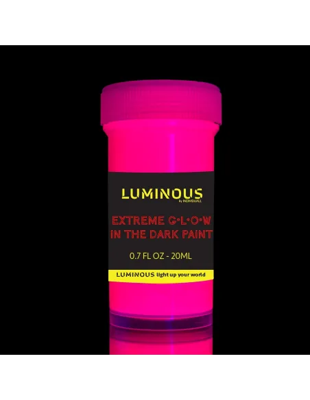 FARBY Akrylowe Neonowe LUMINESCENCYJNE Święcą w Ciemności 8x20ml